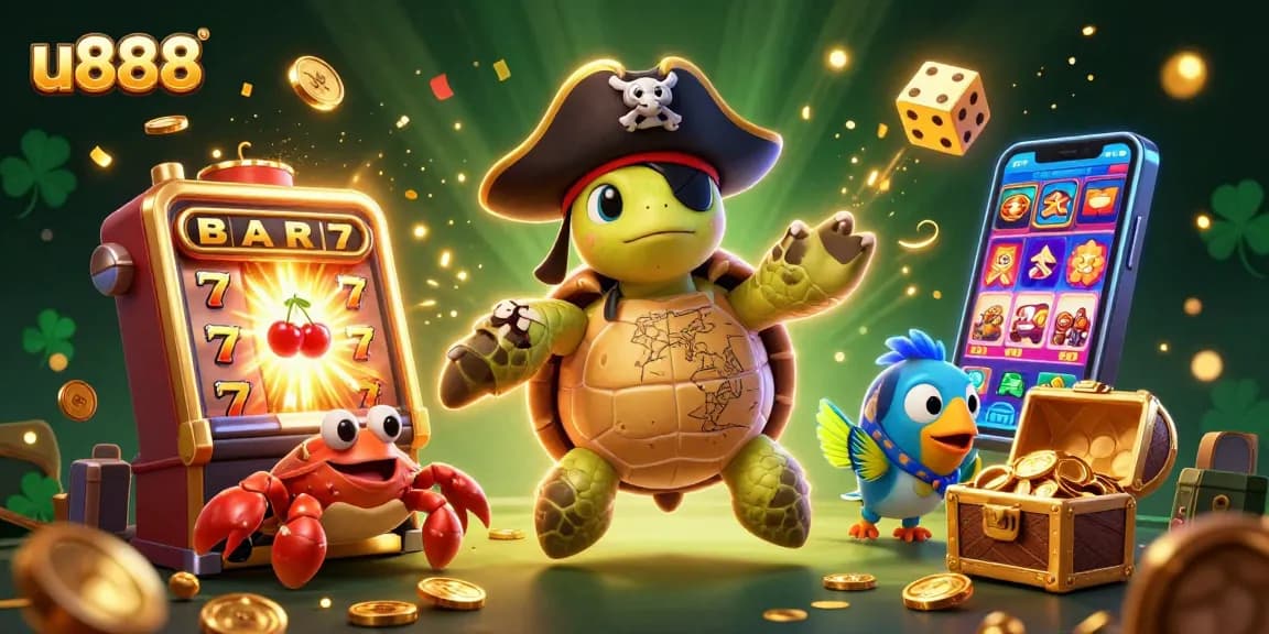 Experience thrilling wins at u888 with colorful slot machines and fun casino creatures!