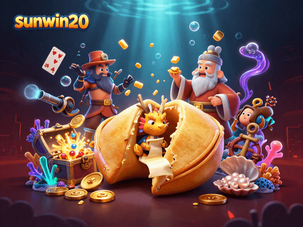 Experience thrills at sunwin20 with a golden fortune cookie, exciting gameplay elements, and underwater treasures.