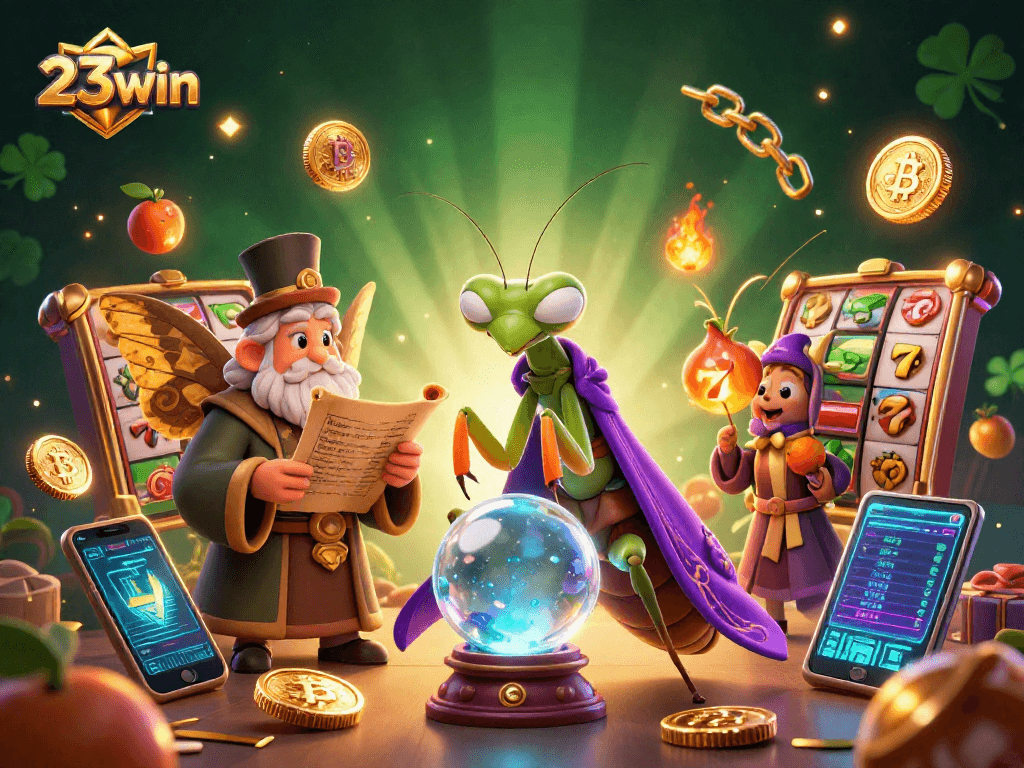 Experience thrilling slot games at 23win with vibrant characters and engaging graphics.