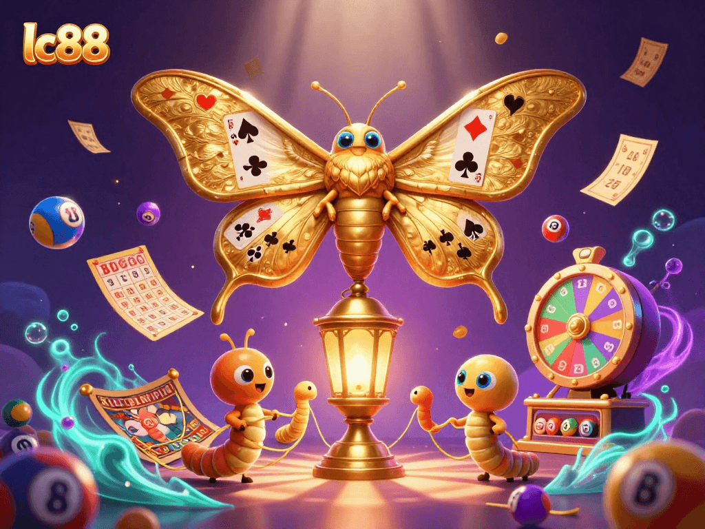 Experience thrilling games with lc88's exciting lottery balls and vibrant casino elements.