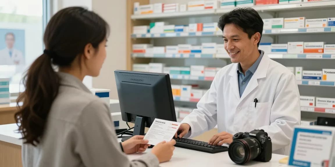 Buy Vyvanse at a pharmacy, where a pharmacist discusses ADHD treatment options with a customer.