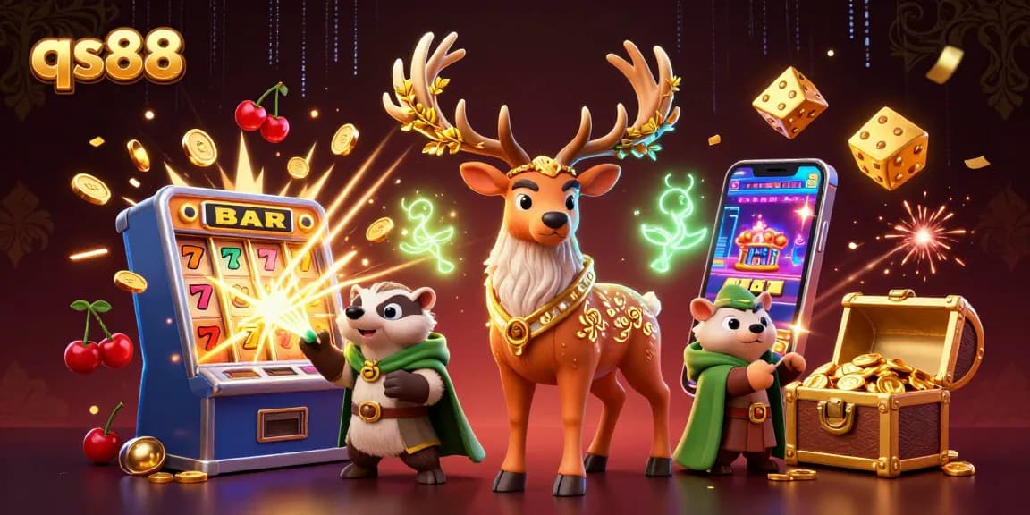 Experience excitement at qs88 with a dazzling 3D casino world filled with jackpots and magical characters.