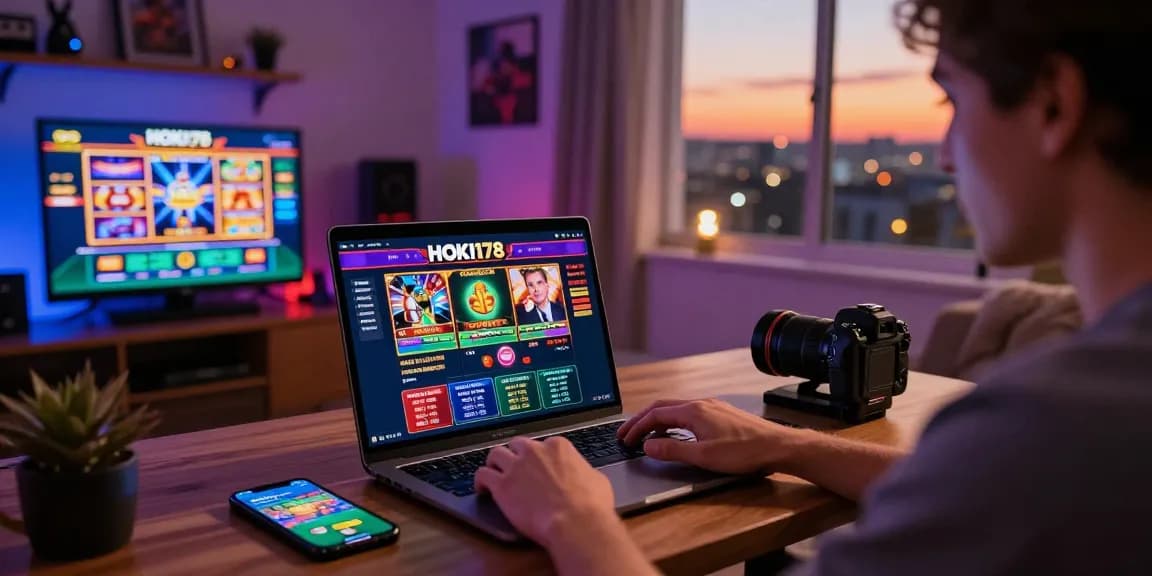 Engaging HOKI178 online gaming experience with vibrant slot games and interactive betting tools.
