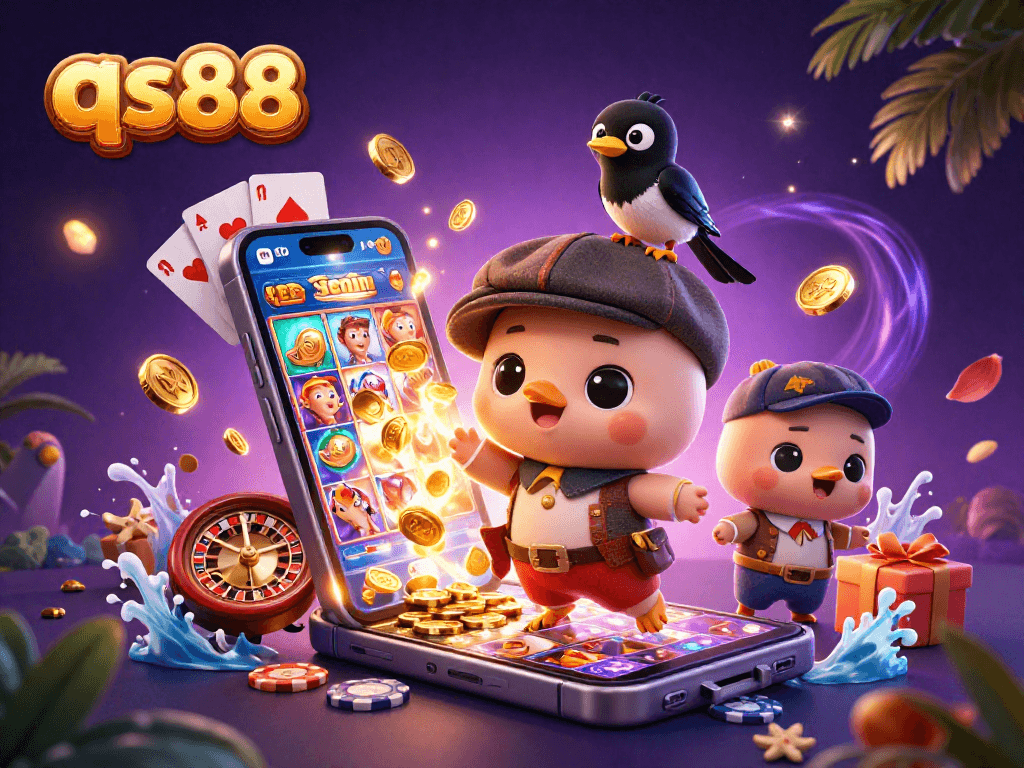 Engage with the thrilling qs88 casino experience, featuring vibrant slots and dynamic characters.