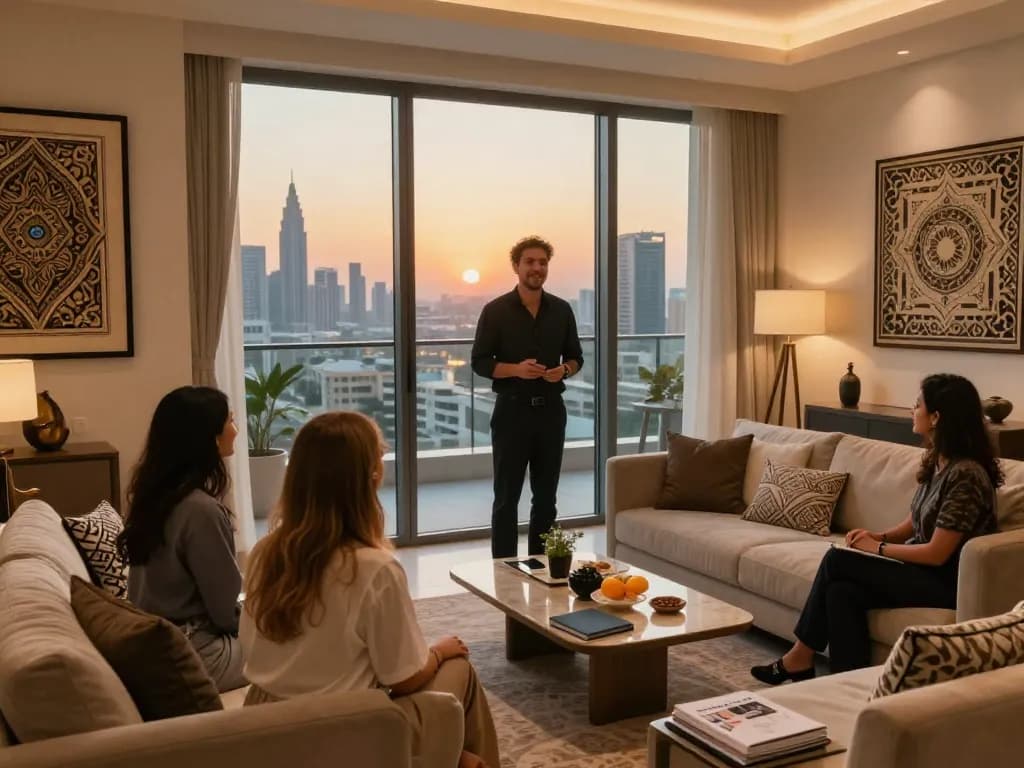 Experience professional airbnb management dubai with a warm welcoming host in a luxurious apartment