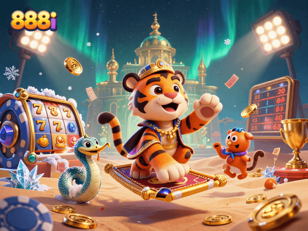 Win big with 888i's exciting slot games featuring vibrant symbols and jackpots!