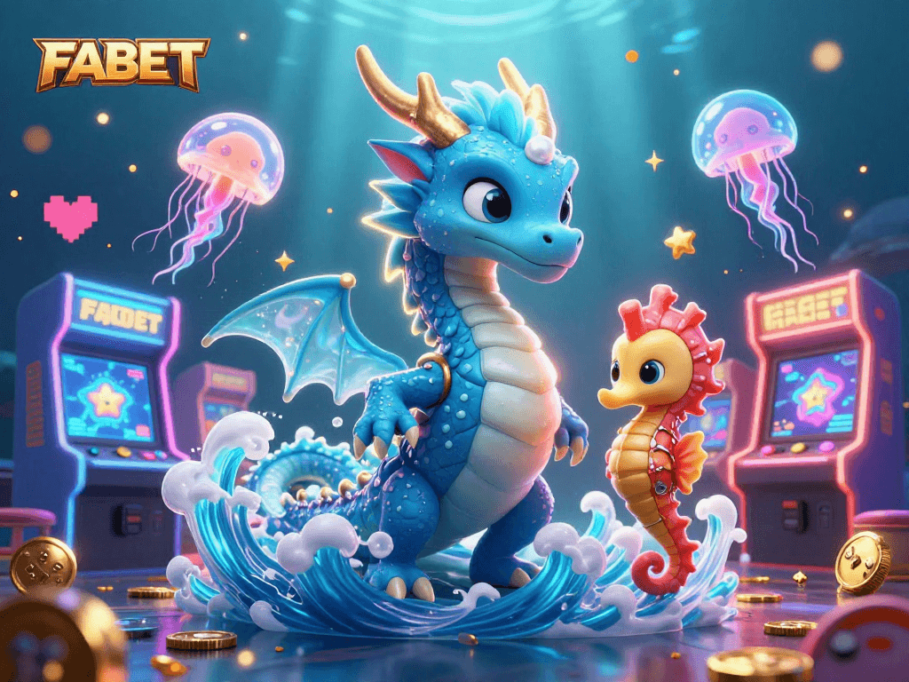 Engage in thrilling gameplay at FABET with a visually stunning underwater casino scene.