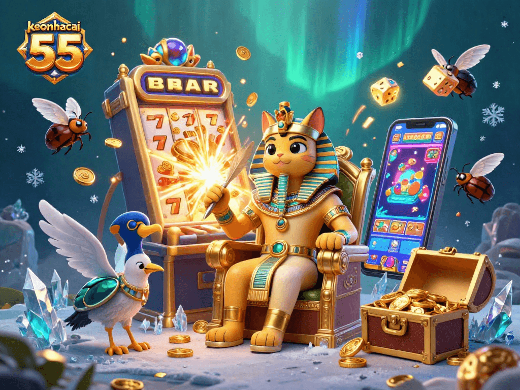 Engage in thrilling gameplay on keonhacai 55 with vibrant casino visuals and dynamic action.