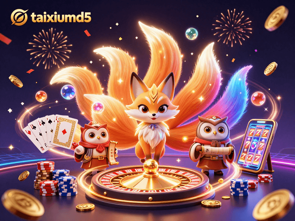 Experience the thrill of taixiumd5 with vibrant casino action and captivating characters.
