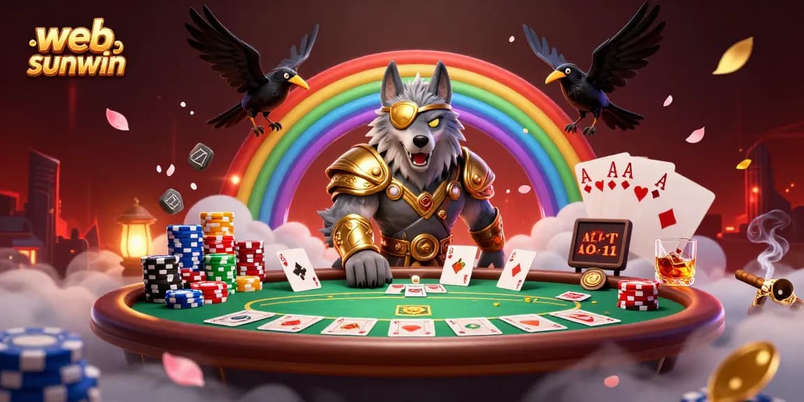 Experience thrilling action in web sunwin as the Odin wolf and ravens tower over poker glory.