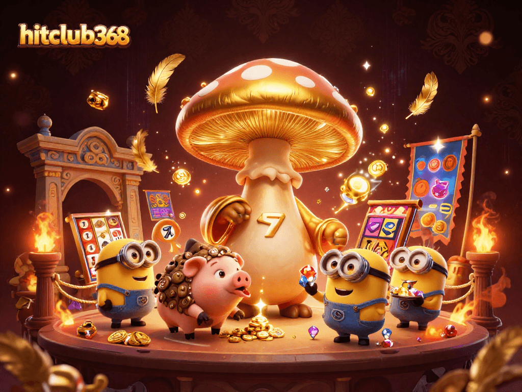 Spin the reels and win at hitclub368 with epic gaming adventures, golden treasures, and vibrant 3D characters!