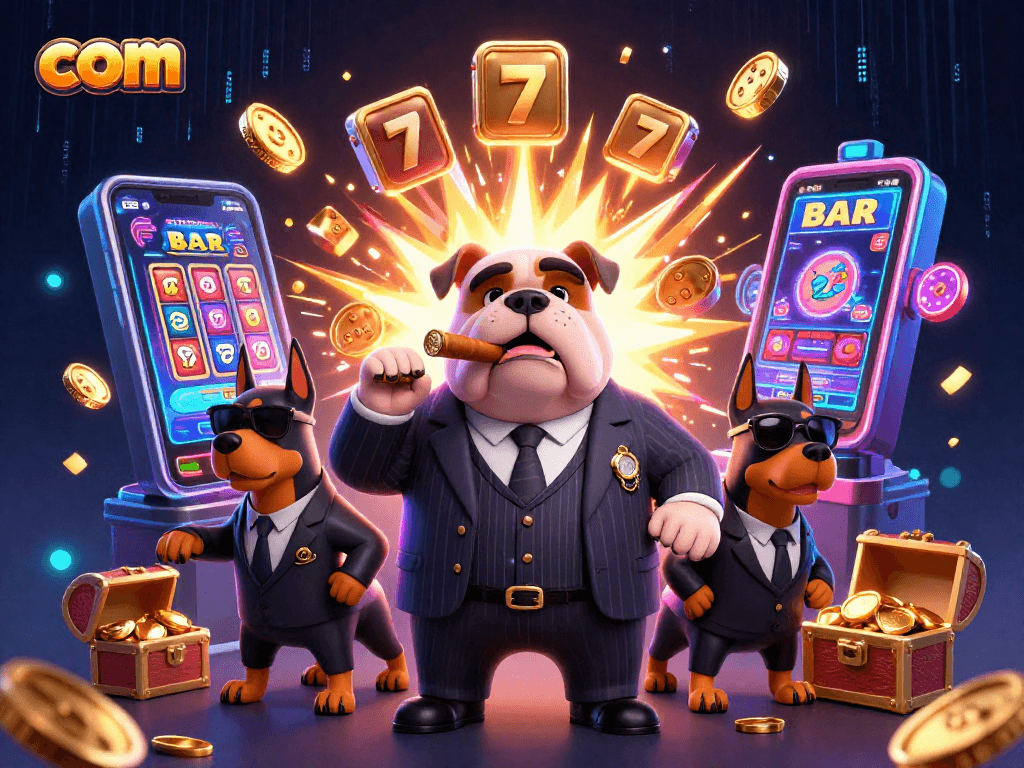 Experience thrilling wins at com with a vibrant casino scene detailing jackpots, slot machines, and game excitement.