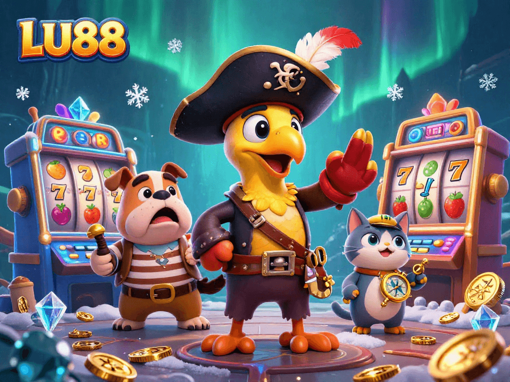 LU88 attracts players with a thrilling 3D illustration of slots and adventure