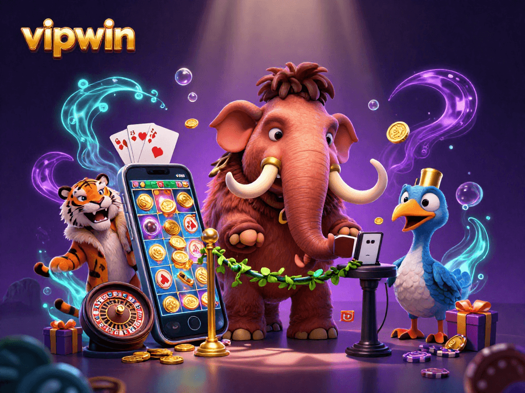 Engage with vipwin as playful casino characters invite gamers with vibrant slot themes and winning opportunities.