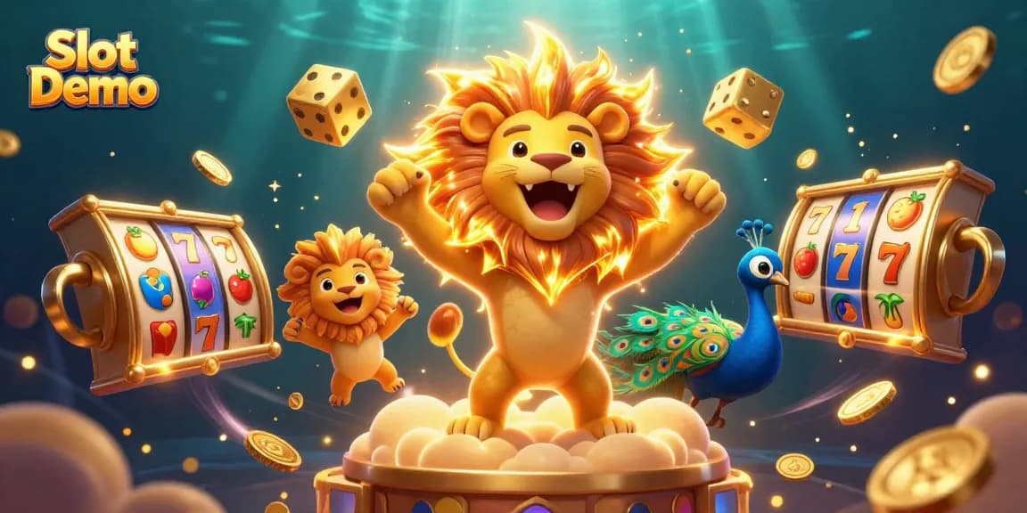Experience Slot Demo action with vibrant slot reels & dazzling characters in a dynamic casino scene.