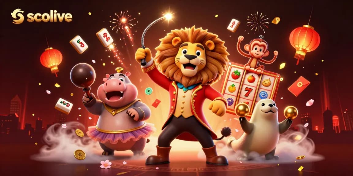 Socolive showcases an exciting slot scene with vibrant characters and dynamic casino elements.