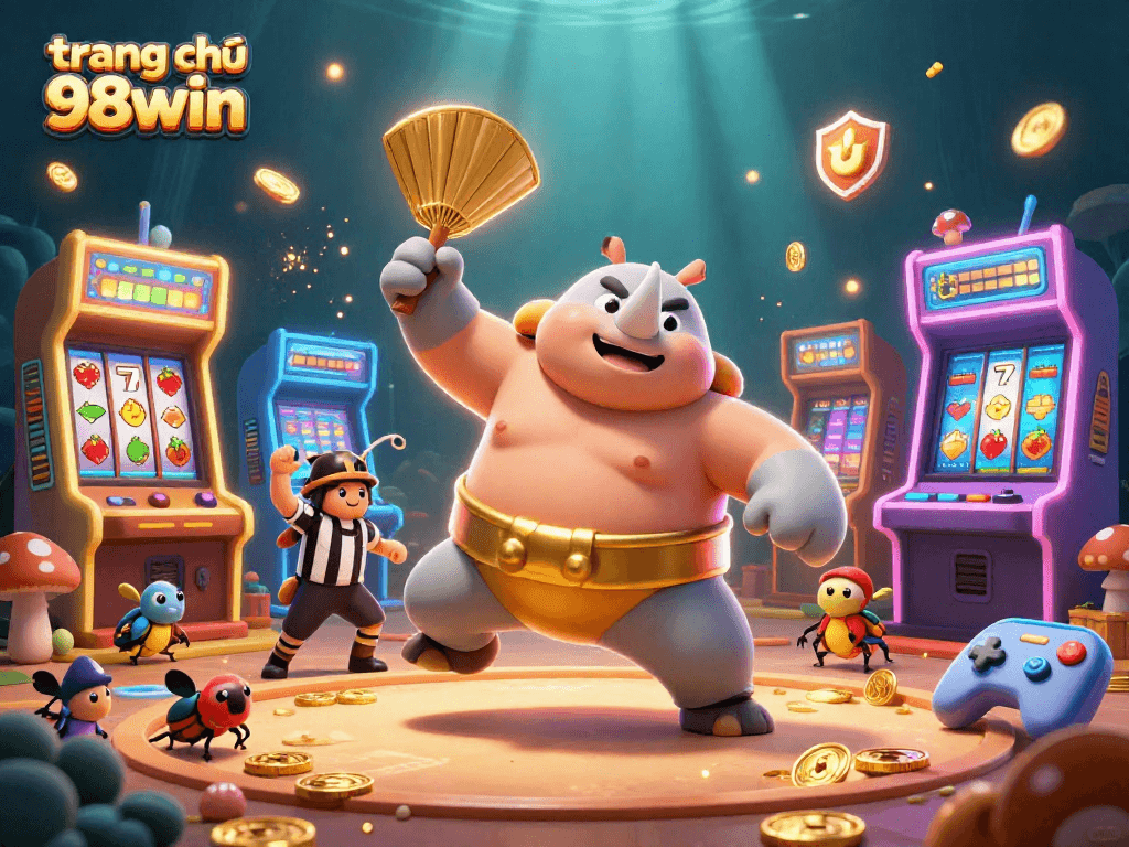 Experience exciting gameplay at trang chủ 98win with vibrant arcade elements and beetle champions.