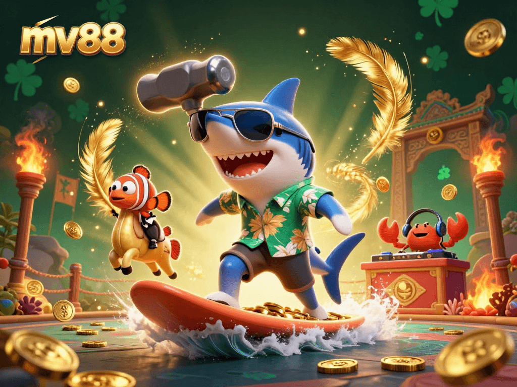 Join the excitement at mv88 with thrilling games and vibrant underwater characters.