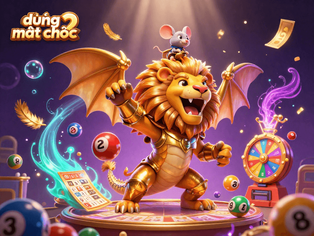 Experience the excitement of đường mạt chược 2 with a roaring chimera, lottery balls and dynamic casino elements.