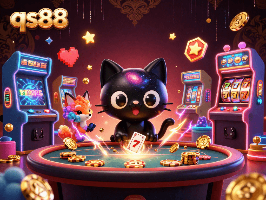 Experience gaming excitement with qs88 in a vibrant cosmos at a dynamic casino table.