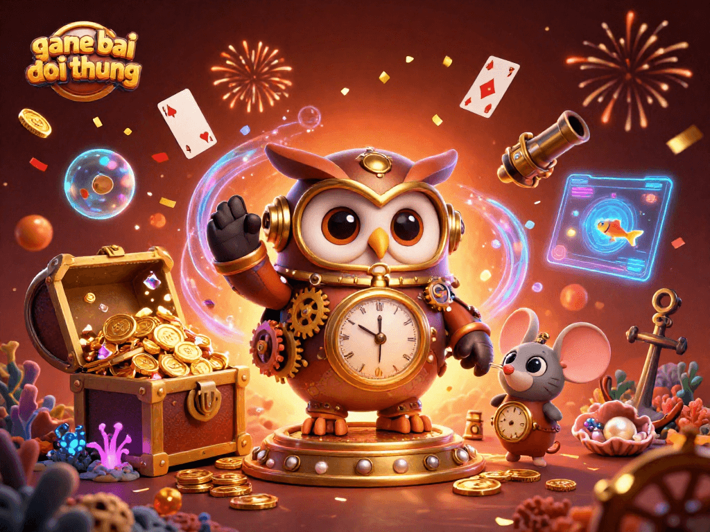 Experience game bai doi thuong with dynamic casino elements set in a vibrant, energetic scene.