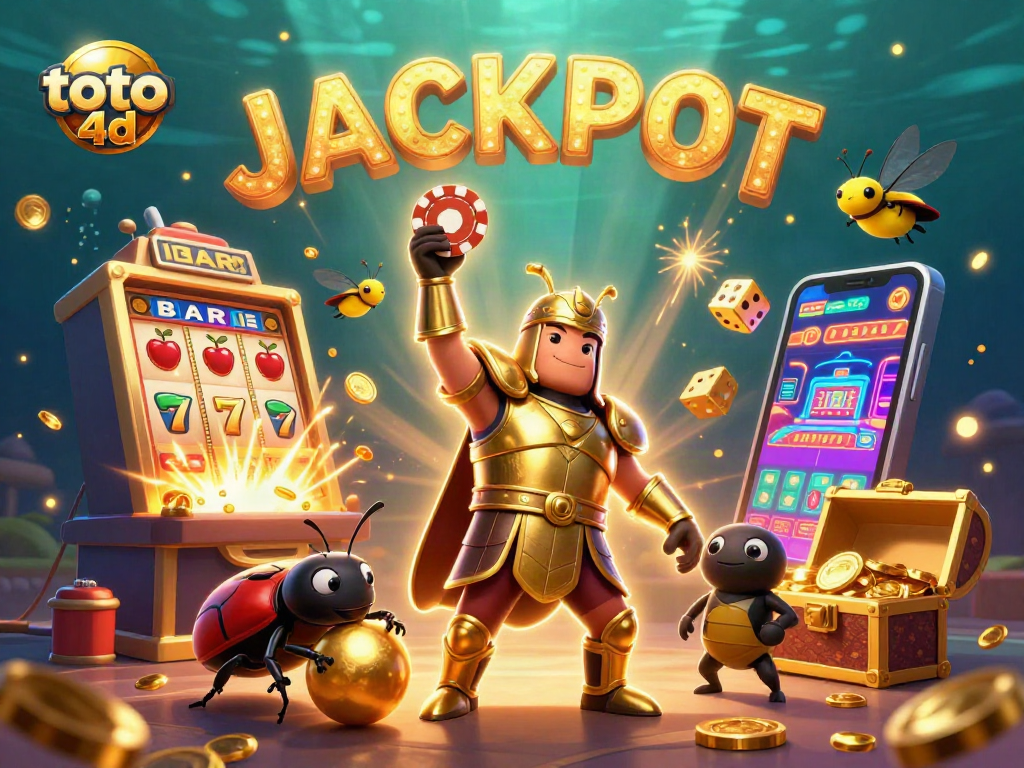Experience the thrill of winning with toto 4d in this vibrant lottery-themed 3D illustration.