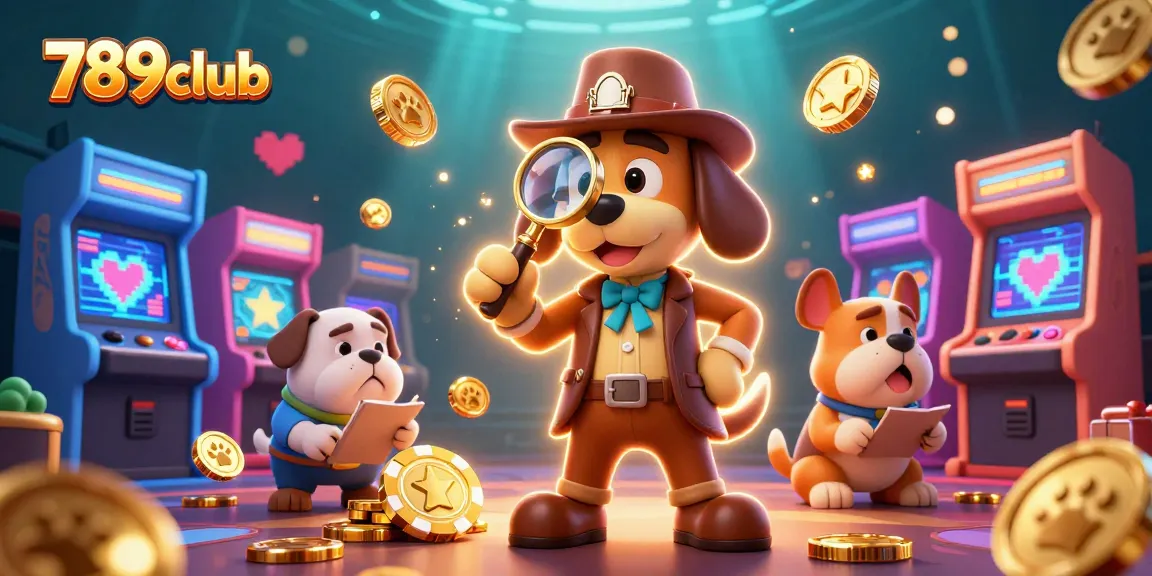 Experience thrilling games at 789club with a colorful 3D casino adventure illustration.