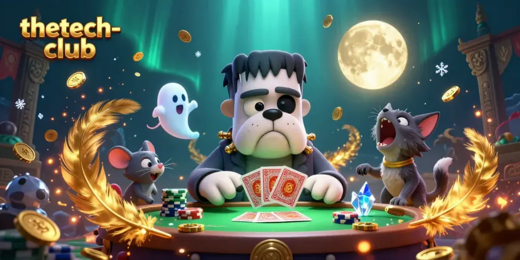 Experience thrilling gaming with thetech-club featuring unique characters and vibrant casino elements.