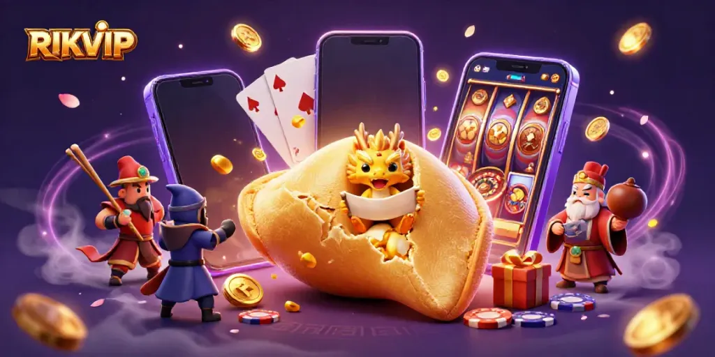 Experience RIKVIP's vibrant online casino scene with dynamic gaming elements and rich details.
