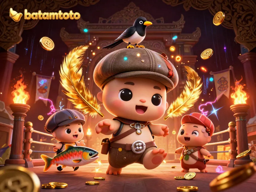 Engage in vibrant casino vibes with batamtoto featuring playful Nessie, magpie, and salmon.