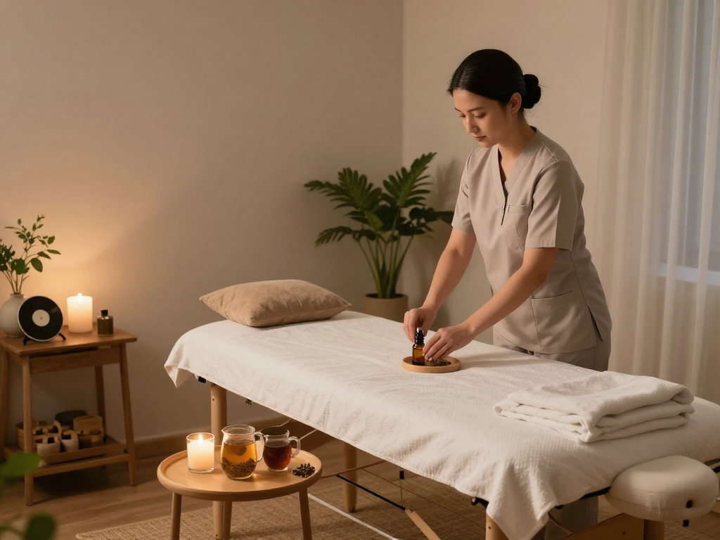 Experience premium 스웨디시출장 massage in a tranquil home setting with professional therapist.