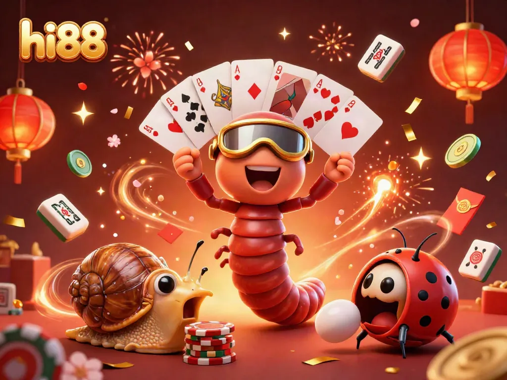 Engage in exciting gaming at hi88 with dynamic character action and vibrant casino elements.