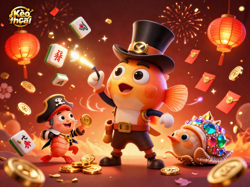 Kèo nhà cái illustrates a vibrant underwater scene with glowing treasures, promoting excitement in betting.