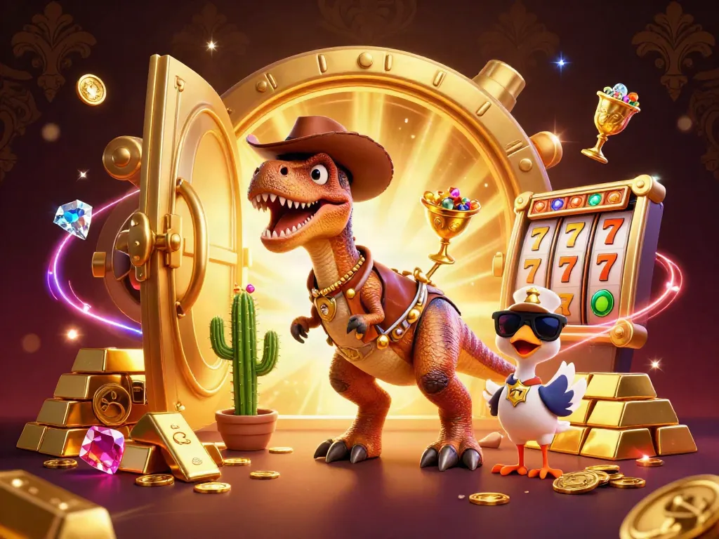 Experience thrilling gaming at 88aa with dynamic cartoon characters and sparkling casino treasures.