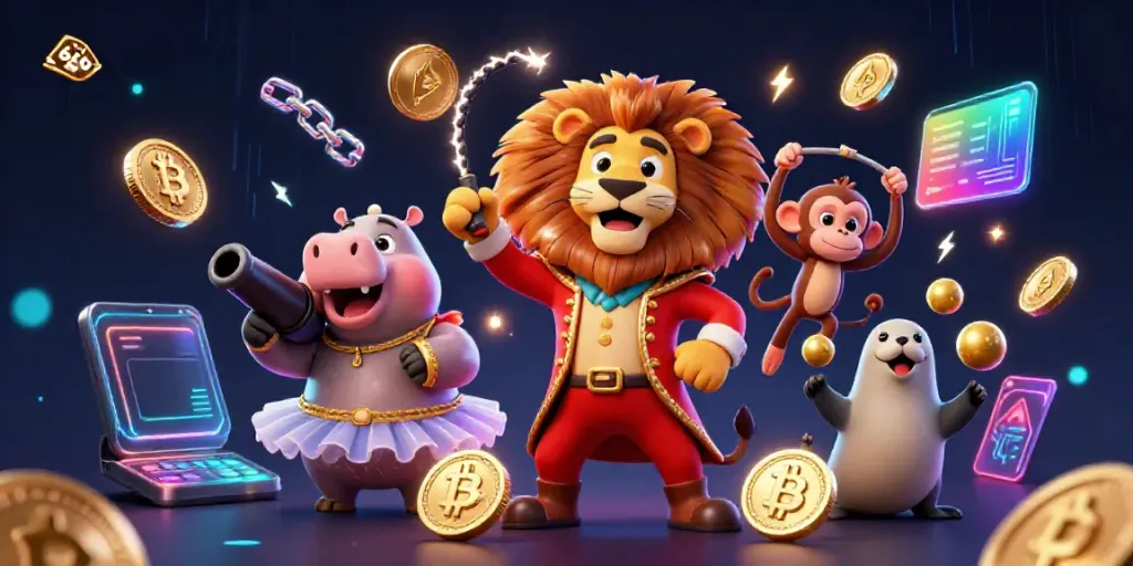 Engage with thrilling s666 casino games featuring vibrant 3D characters and crypto elements.