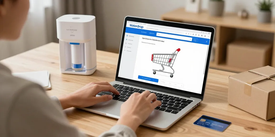 Waterdrop Spin Down Sediment Filter for optimal water filtration showcased in an online shopping guide.