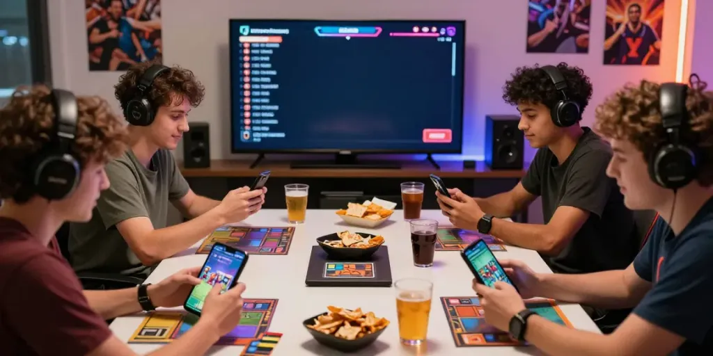 Engaged players enjoying the GO88 multiplayer online card game in a lively gaming environment.