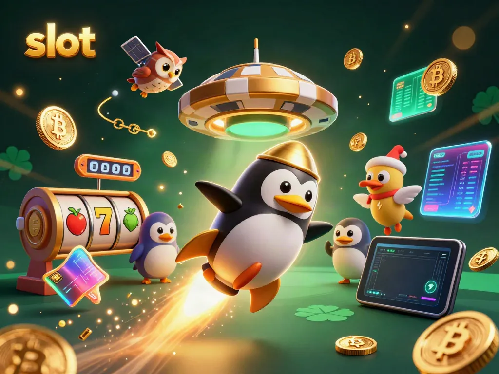 Slot permainan yang menarik dengan simbol gulungan dan jackpot di latar belakang yang cerah.