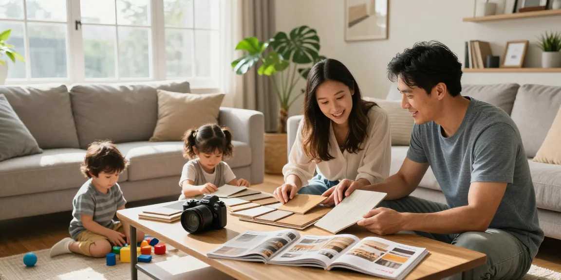 Laminate flooring experts guide families in choosing the best flooring options at home.
