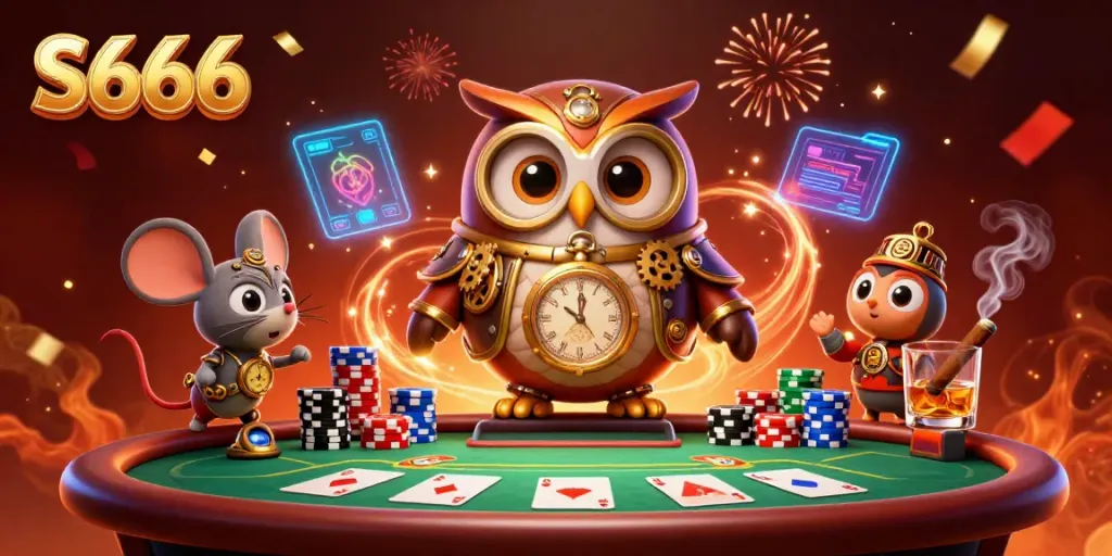 S666 brings the thrill of a vibrant casino scene to life with enchanting characters and dynamic gameplay.
