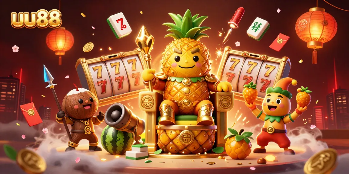 Win big at uu88 with vibrant gaming elements and dynamic characters in a lively casino setting.