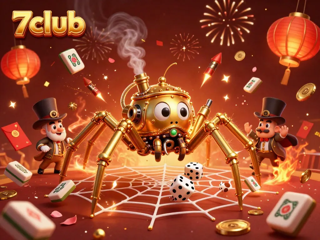Engage with 7club's thrilling casino world through an ultra-detailed 3D illustration.