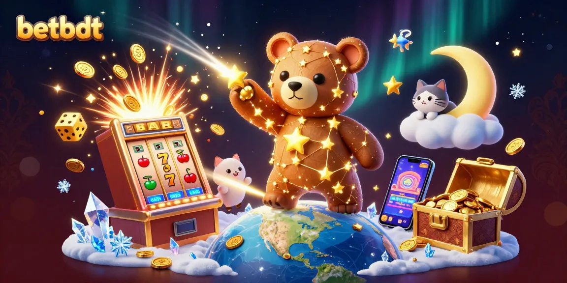 Experience the thrill of betbdt with a vibrant casino scene featuring animated characters and exciting gaming elements.