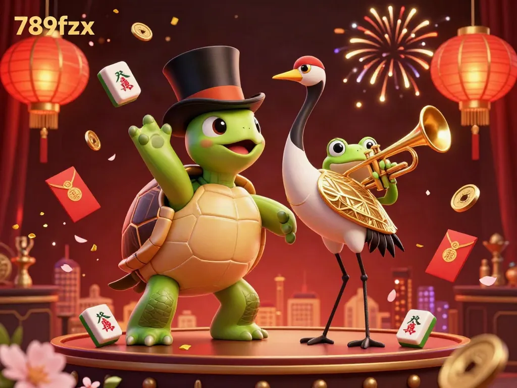 Catch the excitement at 789fzx with vibrant characters in a lively casino scene bursting with action.