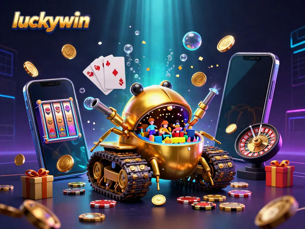 Experience immersive gaming with luckywin’s vibrant casino scene bursting with action and excitement.