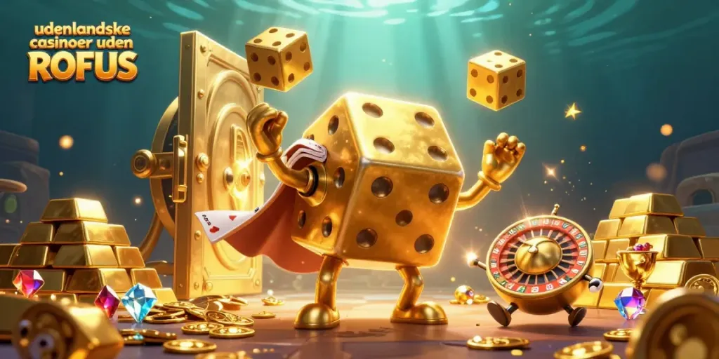 Experience the thrill of udenlandske casinoer uden ROFUS with an engaging 3D casino scene.