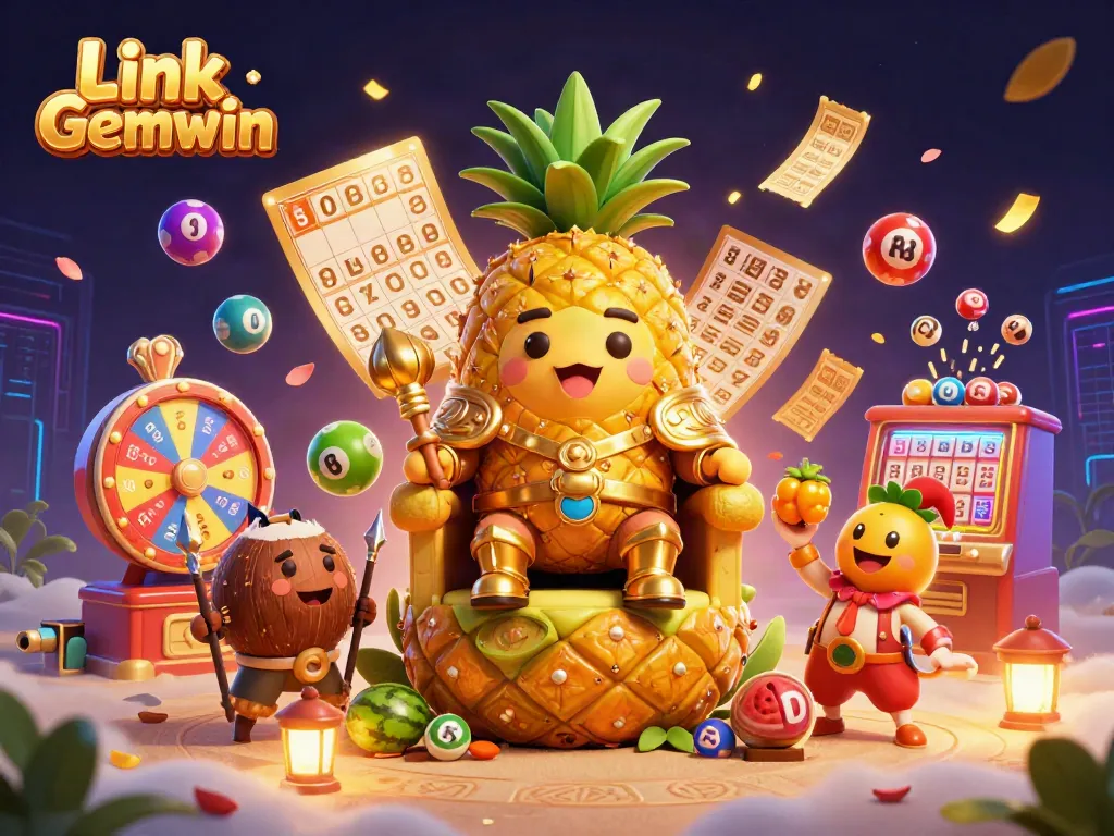 Engage in thrilling games with Link Gemwin, featuring lively characters and dynamic casino elements.