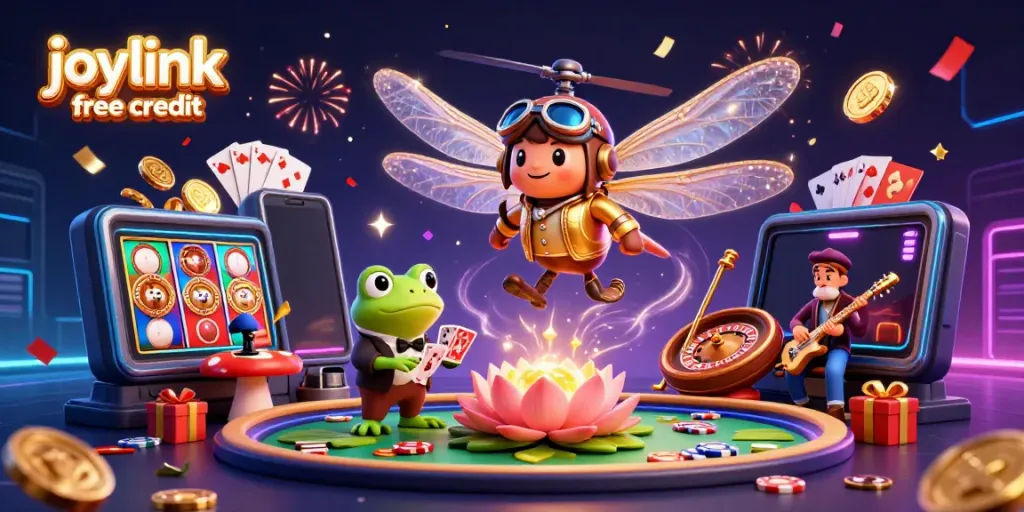 Enjoy fun at the lily pad casino with joylink free credit giving you a chance to win!