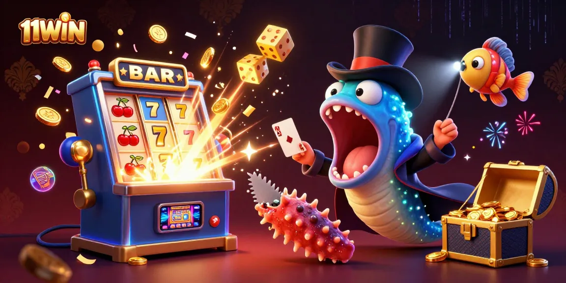 Join the excitement at 11WIN as the deep-sea eel performs thrilling card tricks!
