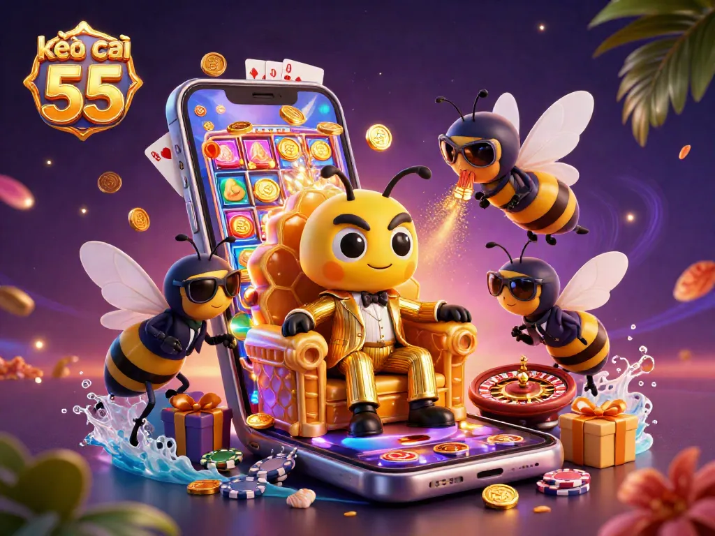 Bet strategically and win at kèo nhà cái 55 with colorful games and dynamic betting elements.